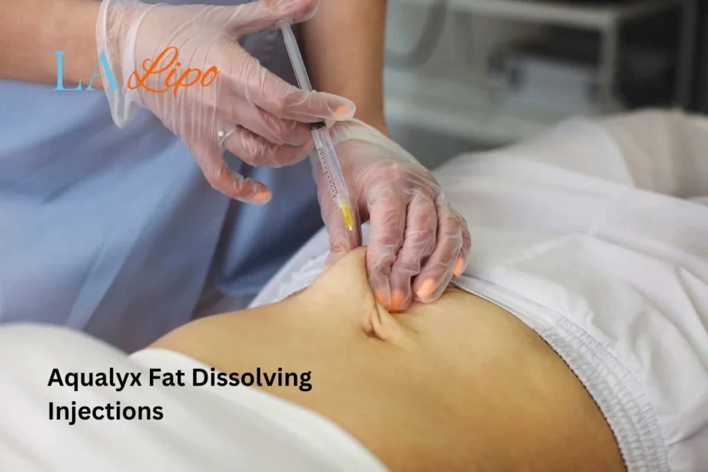 woman having fat dissolving injections Bexleyheath in the stomach